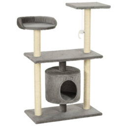Walplus Cat Tree With Sisal Scratching Posts 95 Cm Grey - thumbnail 3