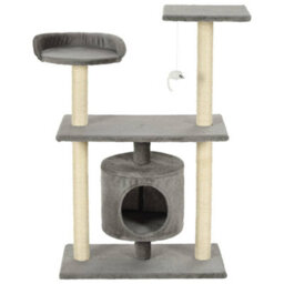 Walplus Cat Tree With Sisal Scratching Posts 95 Cm Grey - thumbnail 4