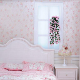 Artificial Hanging Flowers With 4 Petals, Wisteria Flowers For Wedding Home Decoration (Light Pink) - thumbnail 3