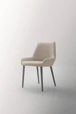 Elegant Contemporary Cream Chair From The Vulcano Collection - image 1