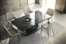 Elegant Contemporary Cream Chair From The Vulcano Collection - thumbnail 2