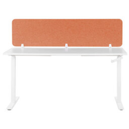 Beliani  Desk Screen Wally Light Red - thumbnail 5