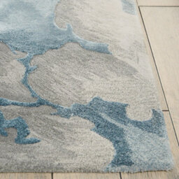 Grey Slate Wool Handmade Luxurious Abstract Optical/ (3D) Modern Rug For Living Room And Bedroom-259Cm X 351Cm - thumbnail 7