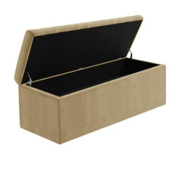 Safar 120Cm Wide Ottoman Storage Box - Beige Naples Ottoman Box With Storage - thumbnail 5
