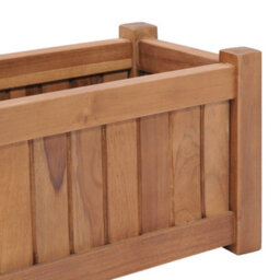Berkfield Raised Bed 50X25X25 Cm Solid Teak Wood - thumbnail 6