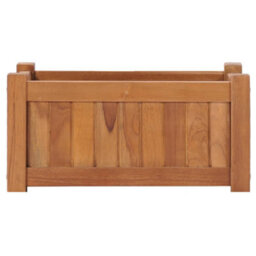 Berkfield Raised Bed 50X25X25 Cm Solid Teak Wood - thumbnail 3