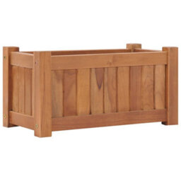 Berkfield Raised Bed 50X25X25 Cm Solid Teak Wood - thumbnail 2