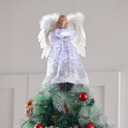 Darphe Christmas Angel Tree Topper With Lights, 21Cm W X 31Cm H