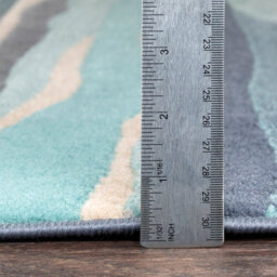 Livabliss City-Modern Blue Beige Grey Graphic Living Dining Bedroom Rug 120 X 170 Cm Easy Care, Non Shedding - thumbnail 5