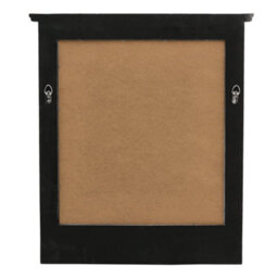 Living And Home Wall Mounted Grey Wooden Framed Decorative Framed Mirror W 620mm X H 700mm - thumbnail 4