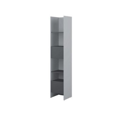 Arte Bed Concept Grey Tall Storage Cabinet 44Cm - image 1