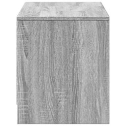 Berkfield Tv Cabinet With Led Grey Sonoma 97X34X40 Cm Engineered Wood - thumbnail 7