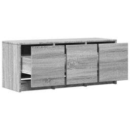 Berkfield Tv Cabinet With Led Grey Sonoma 97X34X40 Cm Engineered Wood - thumbnail 9