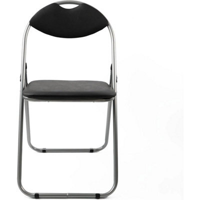 Leather Chair Folds Up For Storage Comfy And Durable Realistic - image 1