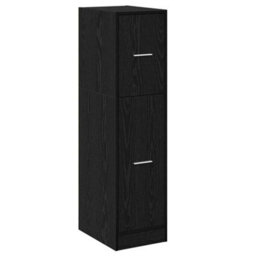 Walplus Apothecary Cabinet Black Oak 30 X 41 X 118 Cm Engineered Wood - thumbnail 5