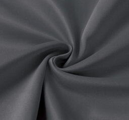 Pair Grey Eyelet Blackout Curtains Thermal Lined With Tie Backs 46 X 54 Inch - thumbnail 4