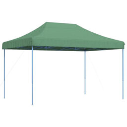 Walplus Foldable Party Tent Garden Gazebo Canopy Pop-Up Green 410X279X315 Cm - thumbnail 2