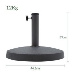 Gardenkraft 16960 12Kg Heavy Duty Parasol Base - thumbnail 2