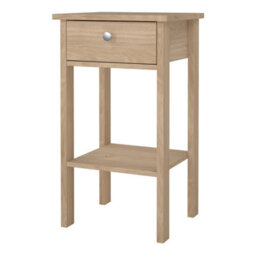 Furniture To Go Madrid Bedside Table With 1 Drawers In Jackson Hickory Oak - thumbnail 3