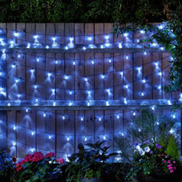 Set Of 100 Solar Powered Orb Bulb String Lights - 15 Lumen Outdoor Garden Festoon Fairy Lighting With Cool White Leds - L21.8M - thumbnail 2