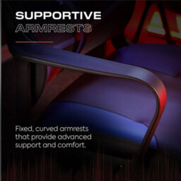 X Rocker Helix Ergonomic Pc Office Mesh Gaming Chair - Black / Blue - thumbnail 6