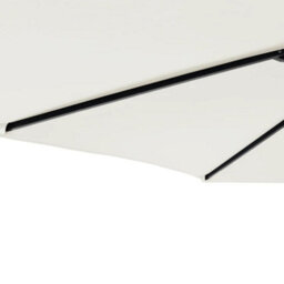 Berkfield Garden Parasol With Steel Pole White 225X225X212 Cm - thumbnail 8