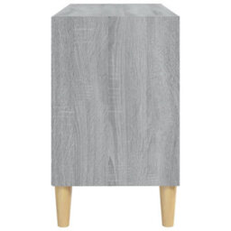Berkfield Tv Cabinet With Solid Wood Legs Grey Sonoma 69.5X30X50 Cm - thumbnail 5