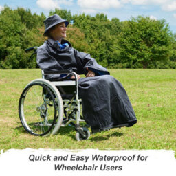 Snug Rug Blue Snug-Rug Outdoor Waterproof Blankets Polar Fleece Festival Camping Wheelchair Blanket With Sleeves - thumbnail 8
