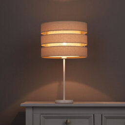 Trio Cream Contemporary Cylinder Light Shade (D)28Cm - thumbnail 1
