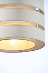 Trio Cream Contemporary Cylinder Light Shade (D)28Cm - thumbnail 4