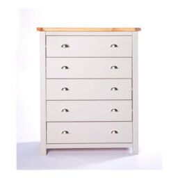 Cabinet Bits Argenta 5 Drawer Chest Of Drawers Chrome Cup Handle - thumbnail 1