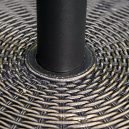 Outsunny 13Kg Cement Parasol Base Stand Fits 35mm/38mm/48mm Poles, Black - thumbnail 9