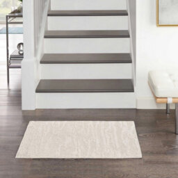 Ivory Wool Luxurious Modern Handmade Easy To Clean Abstract Optical/ (3D) Dining Room Bedroom And Living Room Rug -168Cm X 226Cm - thumbnail 3