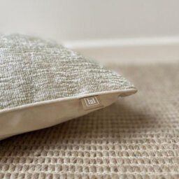Yes-Online Textured Piped Cushions Belgravia Decor Grey 50 X 30Cm Rectangle Pillow - thumbnail 4