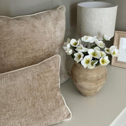 Yes-Online Textured Piped Cushions Belgravia Decor Grey 50 X 30Cm Rectangle Pillow - thumbnail 7