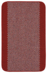 Red Modern Plain Stain-Resistant Mat For Living Room, Utility Room, Dining Room, Bathroom & Kitchen -67Cm X 200Cm (Runner) - thumbnail 1