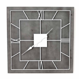 Williston  Grey  Square  Wall  Clock - thumbnail 1