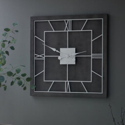 Williston  Grey  Square  Wall  Clock - thumbnail 4