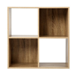 Jane - 2X2 Bookcase - Cube Storage Boxes (Oak) - thumbnail 5