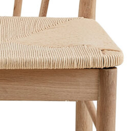 Wyld Haus Set Of 2 Buenos Aires White Oak Dining Chairs With Woven Seat - thumbnail 6