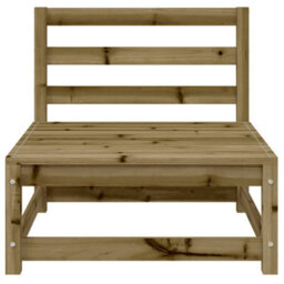 Berkfield Garden Sofas Armless 2 Pcs 70X70X67 Cm Impregnated Wood Pine - thumbnail 6