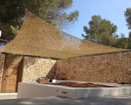 Yellow 4X4M Shade Sail For Garden - thumbnail 7