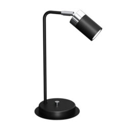 Milagro Joker Hand Made Designer Table Lamp In Matt Black And Chrome - thumbnail 6