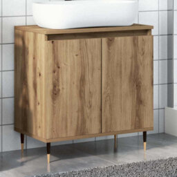 Berkfield Industrial Bathroom Cabinet Artisan Oak 58X33X60 Cm Engineered Wood - thumbnail 2