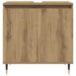 Berkfield Industrial Bathroom Cabinet Artisan Oak 58X33X60 Cm Engineered Wood - thumbnail 4