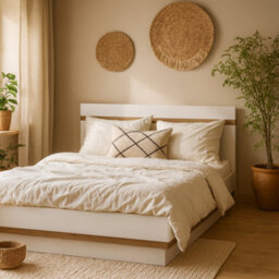 Wyld Haus Foxwhisk King Size (5Ft) Lift-Up Bed In White Gloss And Oak - thumbnail 2