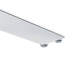 Beliani Dining Table Maramo Silver 120 Cm 120 Cm Tempered Glass - thumbnail 6