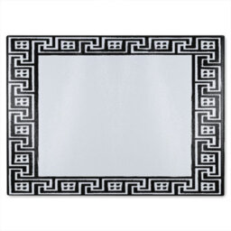 Benjamin Tate Design Greek Traditional Meandor Glass Chopping Boarddesigner Style - thumbnail 2