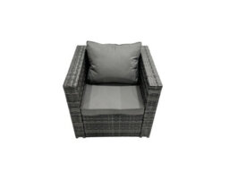 Fimous Outdoor Rattan Garden Furniture Sofa Set Patio Adjustable Rising Lifting Dining Table Set With Side Table For Balcony - thumbnail 6