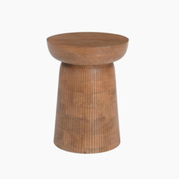 Furniturebox Uk Jura Round Walnut Wood Side Table - thumbnail 2